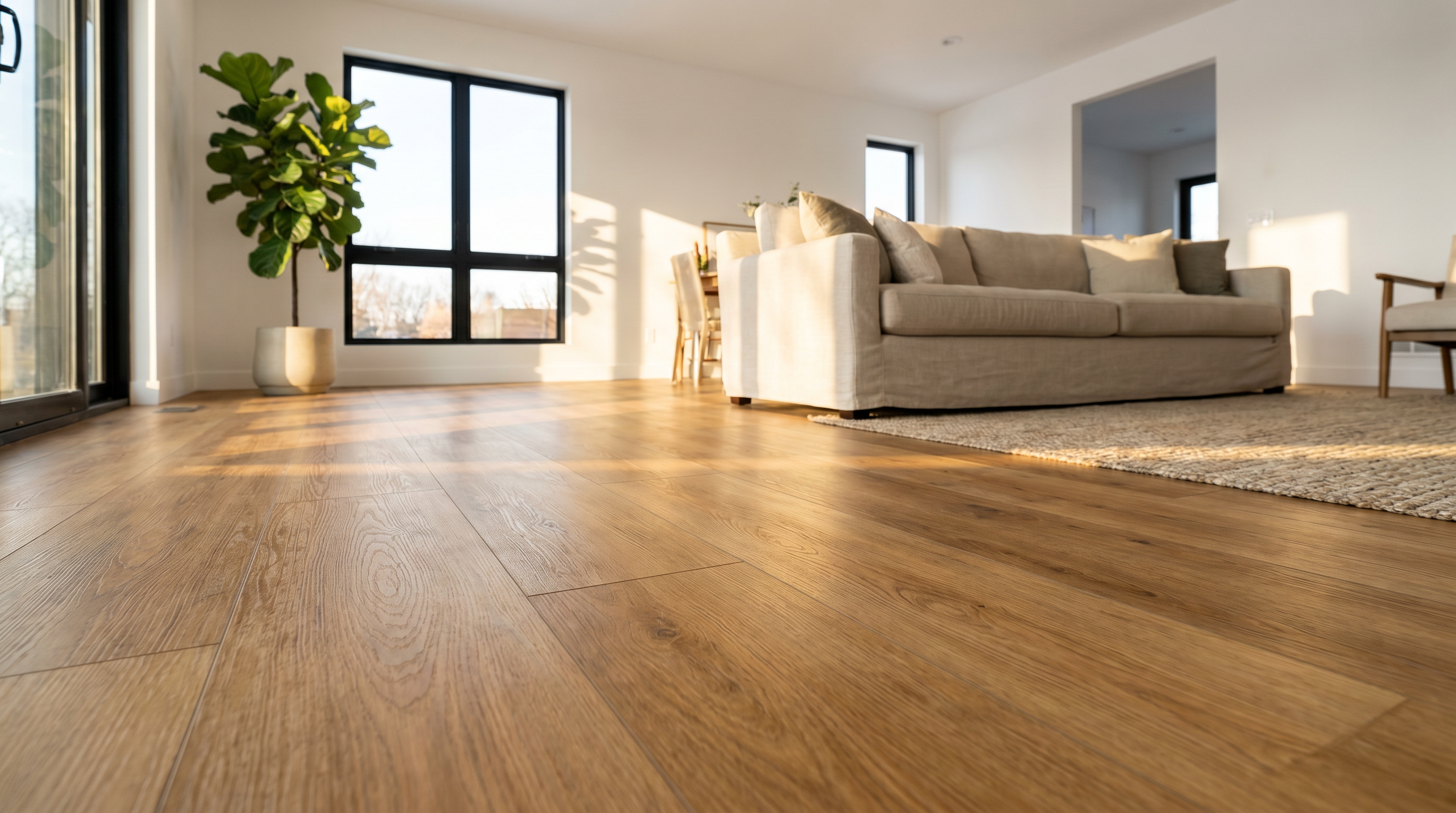 Premium LVP flooring installation in a modern Macon, GA home